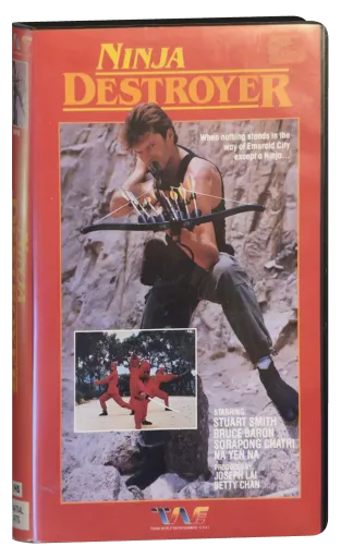 Ninja Destroyer VHS cover