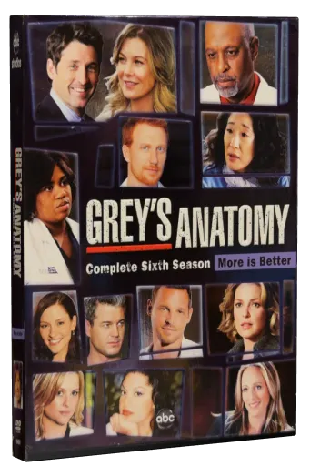 Grey's Anatomy Season 6 DVD cover