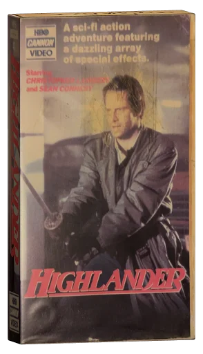 Highlander VHS, HBO Cannon Video