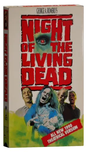 Night of the Living Dead VHS, Columbia TriStar Home Video