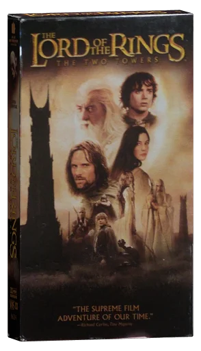 The Lord of the Rings: The Two Towers VHS, New Line Home Entertainment