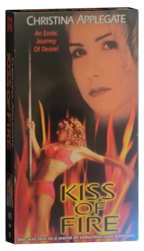 Kiss of Fire VHS cover