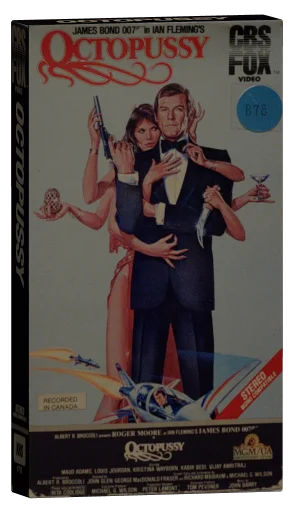 Octopussy VHS, CBS/FOX Video