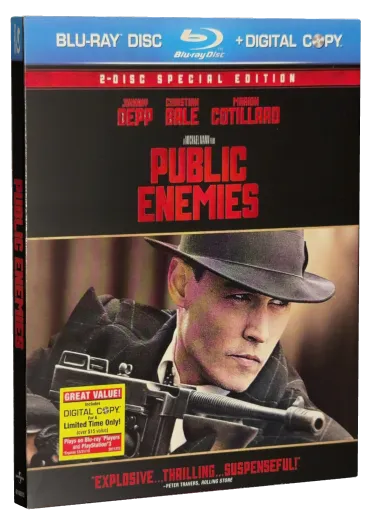 Public Enemies Blu-ray, Universal Studios Home Video