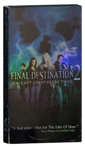 Final Destination 2 VHS, New Line Home Entertainment