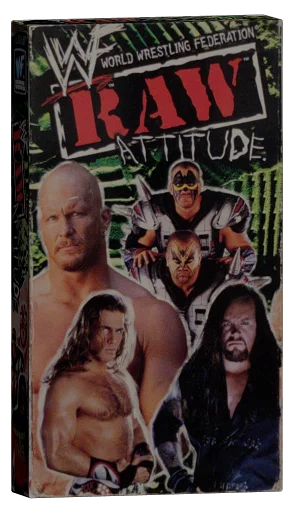 WWF Raw Attitude VHS cover