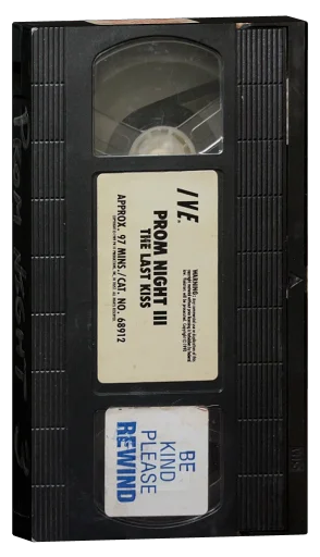 Prom Night III: The Last Kiss VHS, IVE