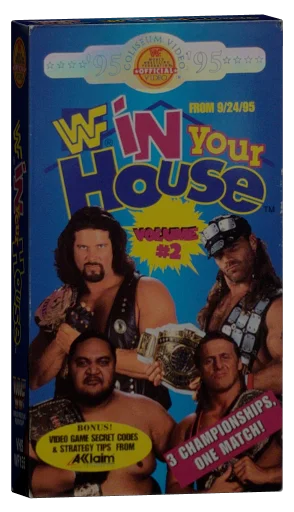 WWF In Your House Volume #2 VHS cover
