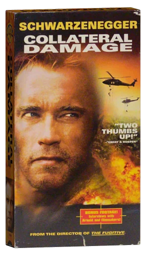 Collateral Damage VHS, Warner Home Video
