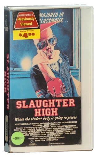 Slaughter High VHS cover