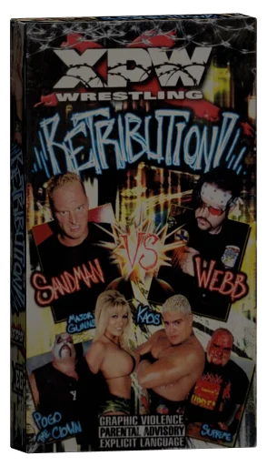 XPW Retribution 2002 VHS cover