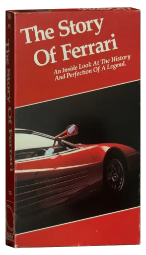 The Story Of Ferrari VHS cover