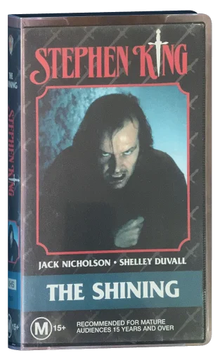 Stephen King’s The Shining VHS cover