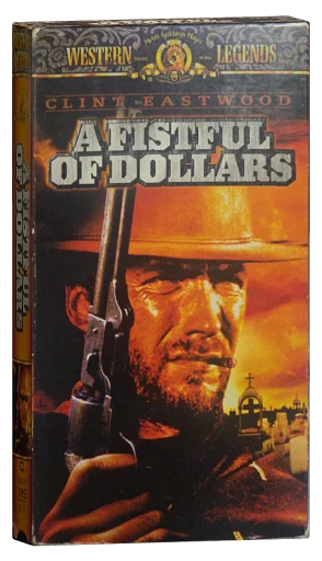A Fistful of Dollars VHS, MGM/UA Home Video