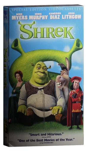 Shrek VHS, DreamWorks Home Entertainment