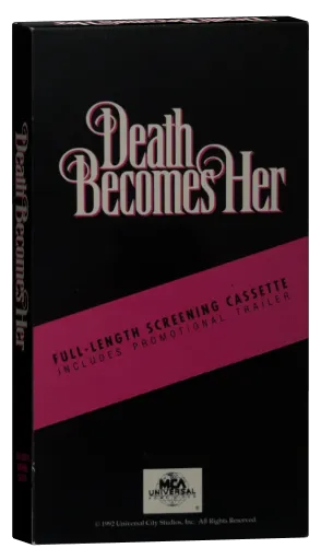 Death Becomes Her VHS, MCA Universal Home Video