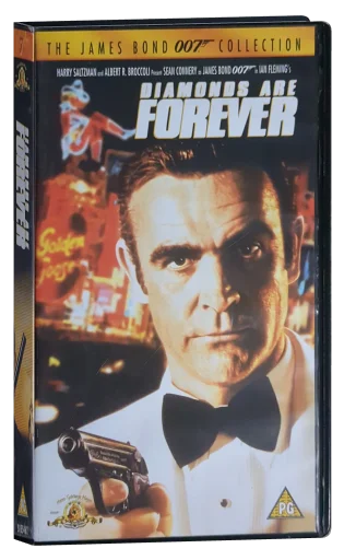 Diamonds Are Forever VHS, Warner Home Video