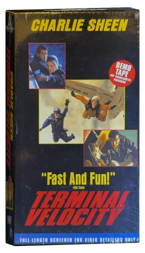 Terminal Velocity VHS, Hollywood Pictures Home Video