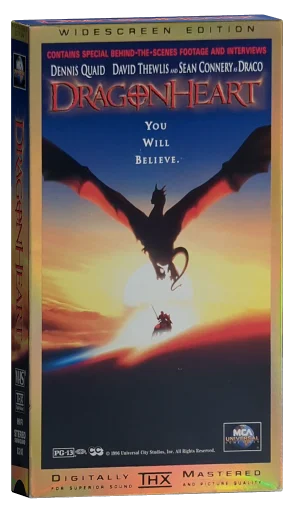 DragonHeart VHS, MCA Home Video