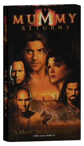 The Mummy Returns VHS, Universal Studios Home Video