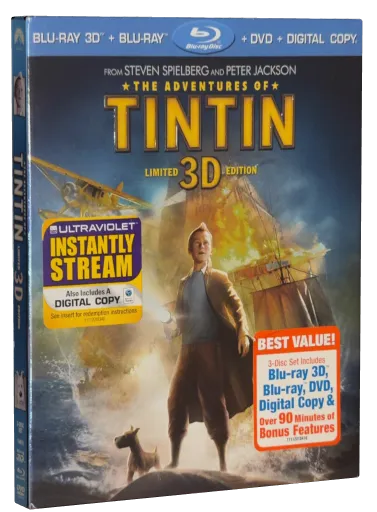 The Adventures of Tintin Blu-ray, Paramount Pictures