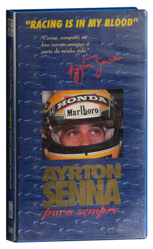 Ayrton Senna: Racing Is in My Blood VHS cover