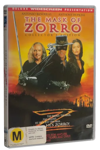 The Mask of Zorro DVD, Columbia TriStar Home Video