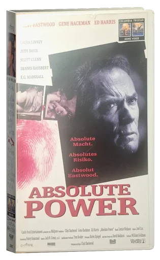 Absolute Power VHS, Columbia TriStar Home Video