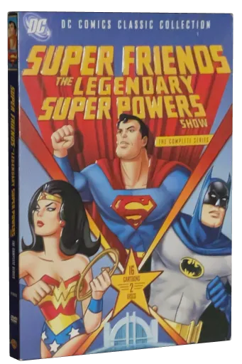 Super Friends: The Legendary Super Powers Show DVD cover