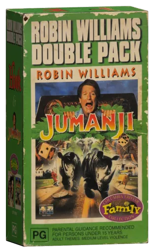Robin Williams Double Pack VHS cover