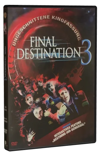 Final Destination 3 DVD, Warner Home Video Germany