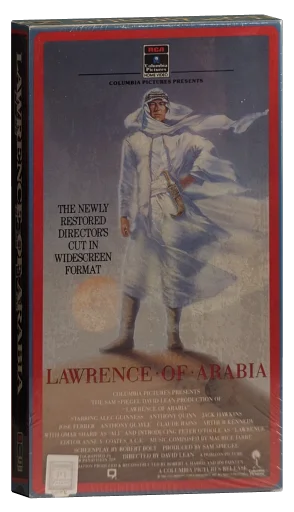 Lawrence of Arabia VHS, RCA/Columbia Pictures Home Video
