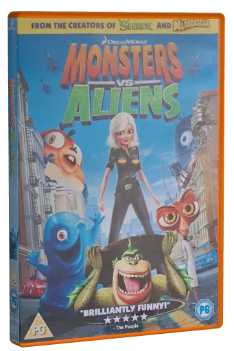 Monsters vs Aliens DVD, DreamWorks Animation