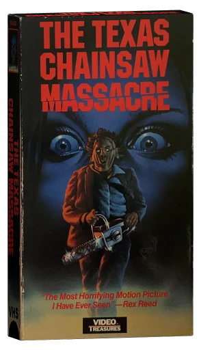 The Texas Chain Saw Massacre VHS, Video Treasures