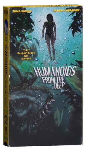Humanoids from the Deep VHS, New Horizons Home Video
