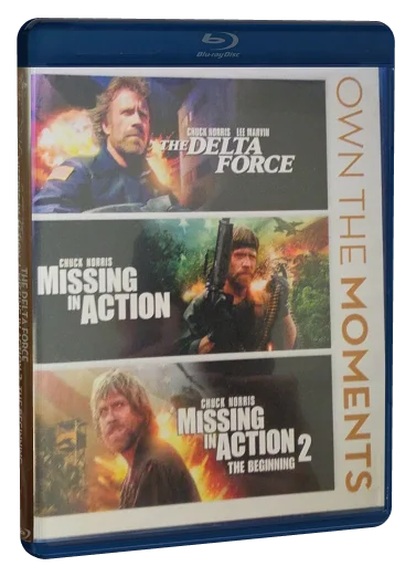 The Delta Force / Missing in Action / Missing in Action 2: The Beginning Blu-ray cover