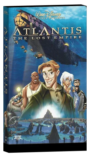 Atlantis: The Lost Empire VHS, Walt Disney