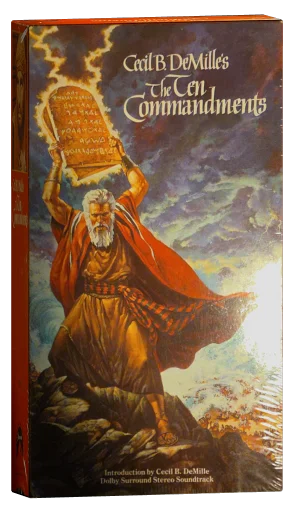 The Ten Commandments VHS, Paramount Pictures