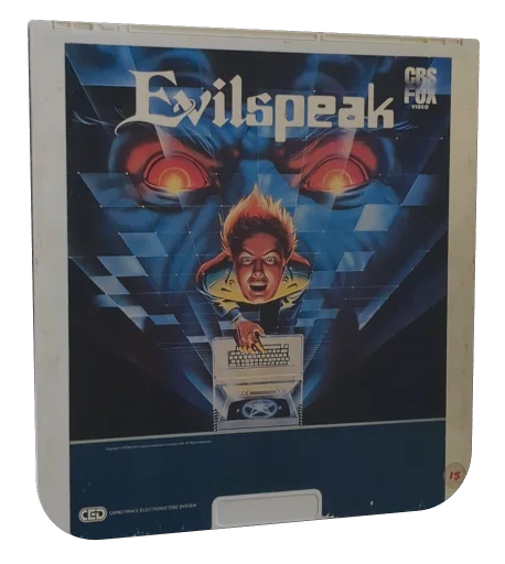 Evilspeak CED, CBS/FOX Video