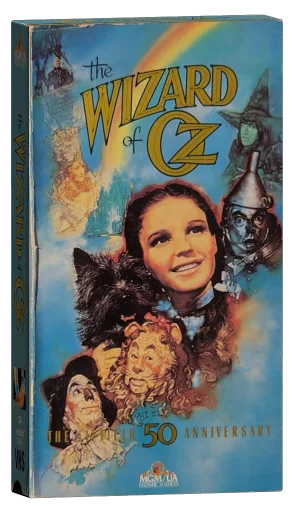 The Wizard of Oz VHS, MGM/UA Home Video