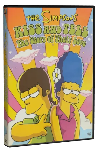 The Simpsons - Kiss and Tell: The Story of Their Love DVD cover