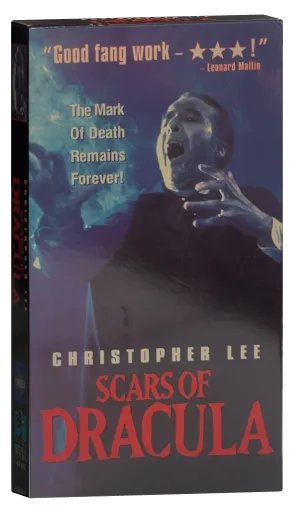 Scars of Dracula VHS, Republic Pictures Home Video
