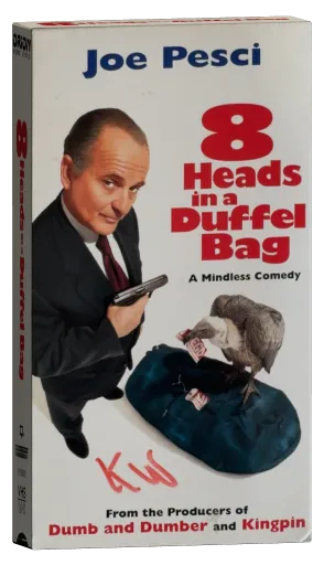 8 Heads in a Duffel Bag VHS, Orion Home Video
