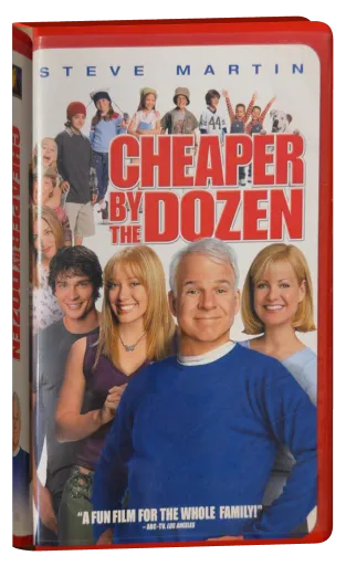 Cheaper by the Dozen VHS, Twentieth Century Fox Home Entertainment
