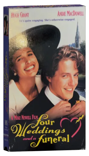 Four Weddings and a Funeral VHS, PolyGram Video