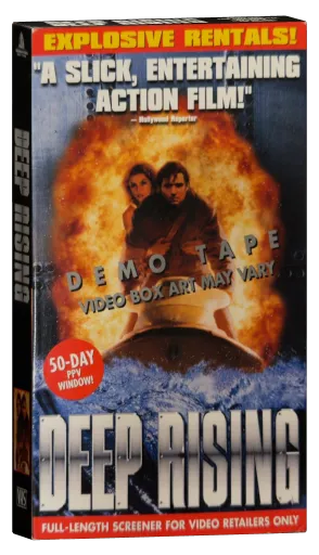 Deep Rising VHS, Hollywood Pictures Home Video