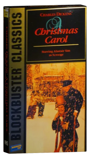 A Christmas Carol VHS, Blockbuster Video