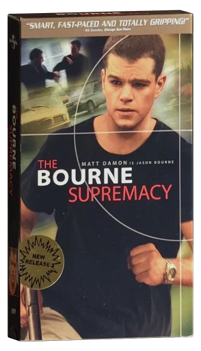 The Bourne Supremacy VHS, Universal Studios Home Video