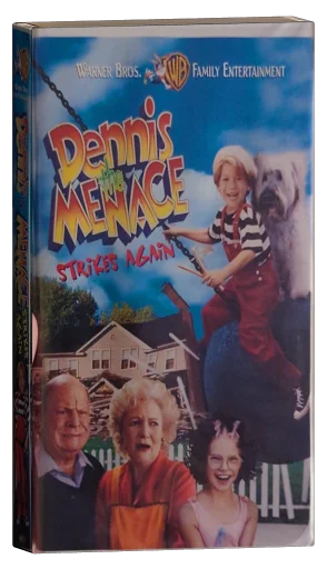 Dennis the Menace Strikes Again VHS cover