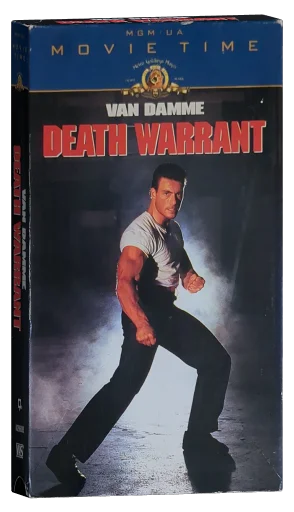 Death Warrant VHS, MGM/UA Home Video